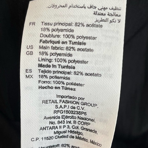 Sandro Falbala Embellished Cutout Black Midi Dress Size 38 /US 6 NWT Retail $580 - Picture 9 of 12